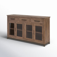 Essa 70" Wide 3 Drawer Solid Wood Sideboard by Millwood Pines