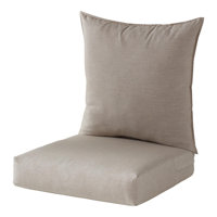 Outdoor Deep Seat Sunbrella Fabric Cushion Set by Latitude Run