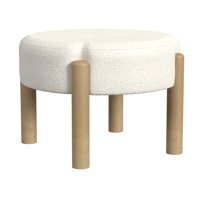 Kennyah 22" Wide Round Standard Ottoman