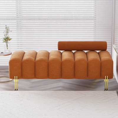 Ylario Channel Tufted Upholstered Bench