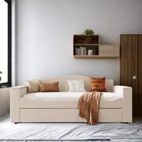 Incee Upholstered Daybed with Trundle by Red Barrel Studio