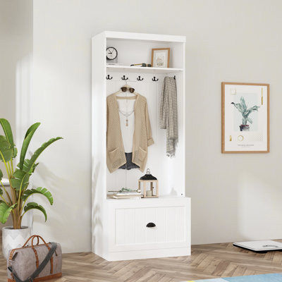 Ashya Hall Tree with Bench and Shoe Storage by Lark Manor