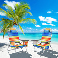 Selana Folding Beach Chair by Arlmont & Co.