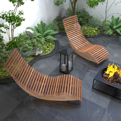 Colicia Solid Wood Rocking Chair