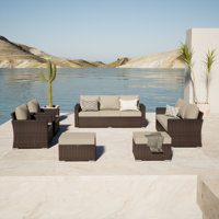 Shanden 8 - Person Outdoor Seating Group with Cushions