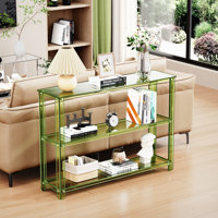 Laraby Acrylic Console Table, Entryway Table with Storage (45.7