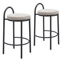 Sisal Barstool Beige Tweed