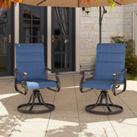Derrald Outdoor Dining Armchairs with Cushion(Set of 2) by Charlton Home
