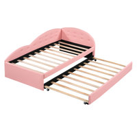 Rafail Upholstered Daybed with Trundle by Red Barrel Studio