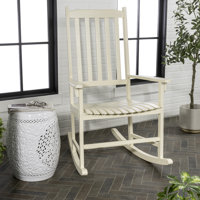 Atiyyah Acacia Outdoor Rocking Chair by Lark Manor