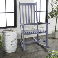 Atiyyah Acacia Outdoor Rocking Chair by Lark Manor