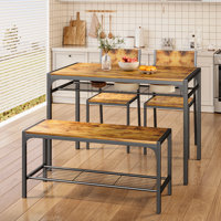 Elmwood 4 - Piece Dining Set by 17 Stories