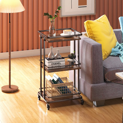 Elbert Metal Bar Cart by 17 Stories
