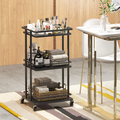 Elbert Metal Bar Cart by 17 Stories