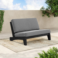 Asharna Outdoor Patio Loveseat with Cushion by Lark Manor