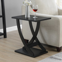 Arbri 22" W Criss-Cross Chairside End Table by Lark Manor