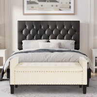 Mayfair Velvet Upholstered Storage Bench by House of Hampton