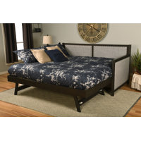 Corena Upholstered Daybed with Trundle, Mattresses Not Included by Red Barrel Studio