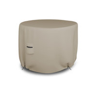 HeavyDuty Outdoor Waterproof Round Table Cover, Patio UV Resistant Weather Protection Table Cover by Arlmont & Co.