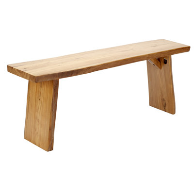 Kaster Solid Wood Bench Rustic Dinner Bench by Millwood Pines