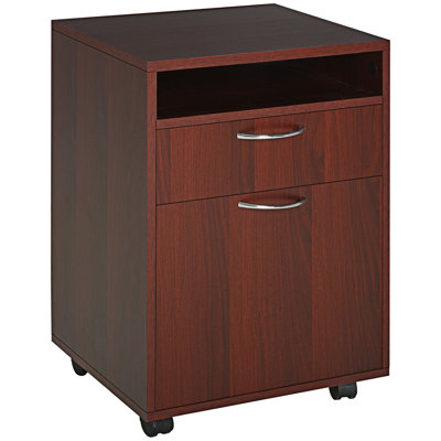 Makayla 1-Drawer Mobile Vertical Filing Cabinet by Ebern Designs