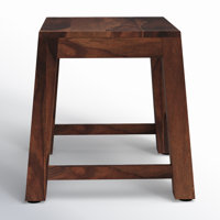 Shea Solid Wood Accent Stool by Joss & Main
