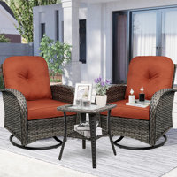 Anup Wicker Outdoor Rocker Chair by Red Barrel Studio