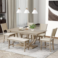 Aspelare Rectangular Dining Set by Latitude Run