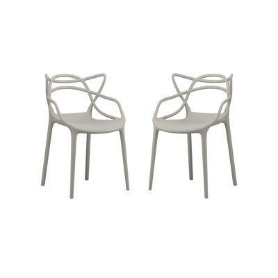 Striplin Cross Back Stacking Side Chair Dining Chair by Aron Living
