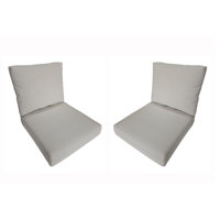 Outdoor Deep Seating Cushion (Set of 2) by Latitude Run