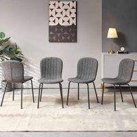 Hollymead Tufted Upholstered Back Side Chair Dining Chair by George Oliver