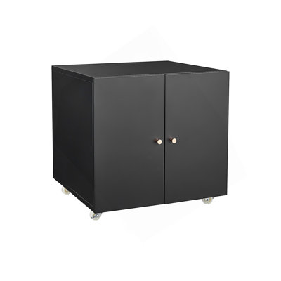 Graylen Metal Printer Stand with Storage Mobile Printer Tables for Small Spaces by Ebern Designs