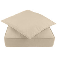 Outdoor Cushion - 24x24 Outdoor Chair Cushions with Sun and Water-Resistant Removable Covers - Memory Foam Patio Cushions by Lavish Home by Lavish Home