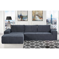 Clairah 2 - Piece Upholstered Sectional by Ebern Designs
