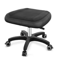 Maronay Adjustable Footrest Lab Stool Ottoman with Lockable Wheels by Inbox Zero