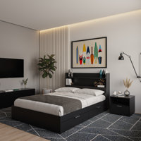 Kanae 3 Piece Bedroom Set by Wrought Studio