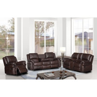 Eyder Faux Leather Living Room Set by Latitude Run