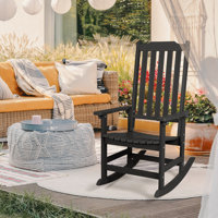 Bertta Outdoor Rocking Chair by Red Barrel Studio