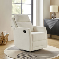 Caleya Modern Ergonomic Swivel Rocker Manual Recliner