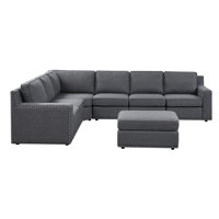Ruriko 7 - Piece Upholstered Sectional by Winston Porter