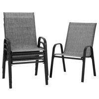 Cumbernauld Stacking Patio Dining Armchair by Ebern Designs