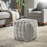 Doniphan Upholstered Square Pouf Ottoman by Willa Arlo Interiors