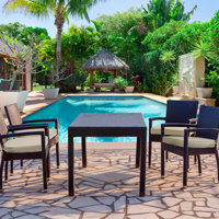Ebern Designs 4 - Piece Outdoor Seat Cushion by Ebern Designs