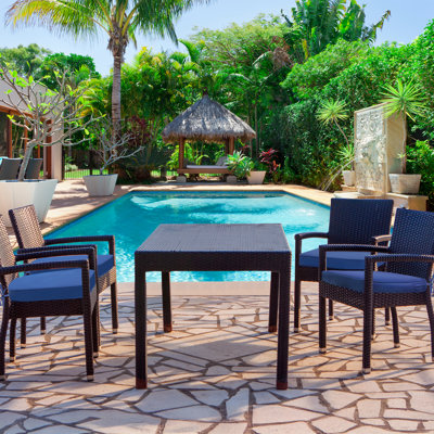 Ebern Designs 2 - Piece Outdoor Seat Cushion by Ebern Designs