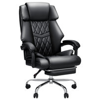 Khajag Executive Chair Big and Tall Office Chair with Footrest