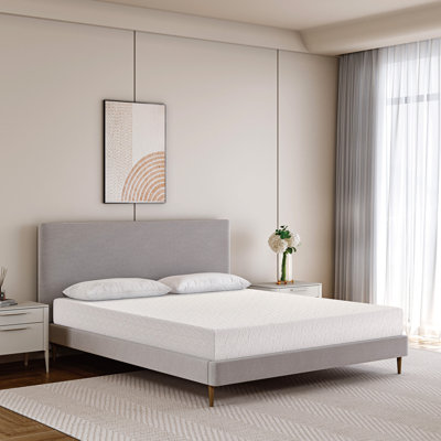 Berryville 7" Medium Gel Memory Foam Mattress with Green Tea Infusions by The Twillery Co.