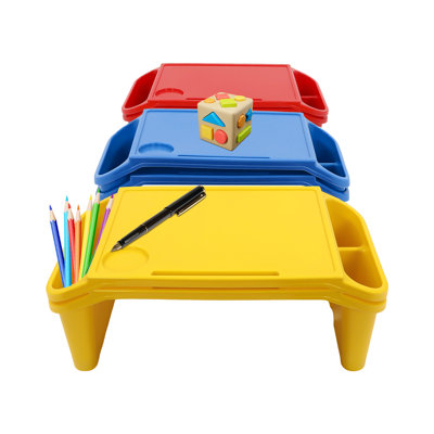 Aleshea 6-Pack Lap Desk Trays with Storage,Multi-Functional Activity Table -Color Options by Zoomie Kids