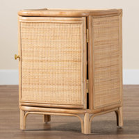 Ellis Wicker / Rattan Nightstand by Red Barrel Studio