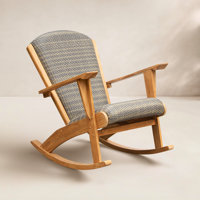 Dezi Teak Outdoor Rocking Chair by Birch Lane