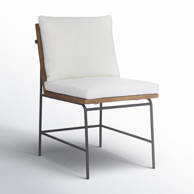 Nabi Patio Dining Side Chair with Cushion by AllModern